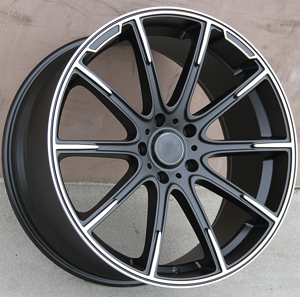 S Mercedes Benz Wheels 9996 20x8.5/20x9.5 5x112 Black Machined