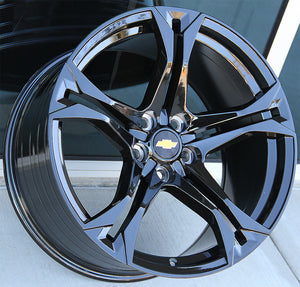 Chevy Wheels C002 20x10/20x11 5x120 Gloss Black fit Camaro ZL1 Edition