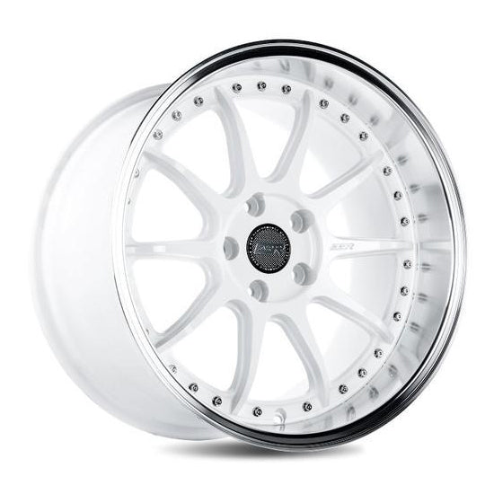 ESR Wheels CS12 Gloss White Machine Lip