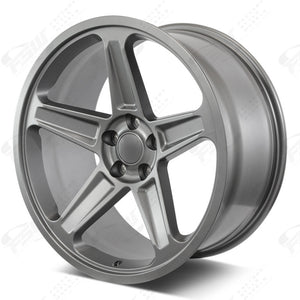 Chrysler Wheels F151 20x9.5/20x10.5 5x115 Matte Gunmetal fit 300 300C Demon Style