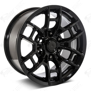 Toyota Wheels F156 16x8 6x139.7 Flow Forged Gloss Black fit 4Runner FJ Cruiser Tacoma TRD Style
