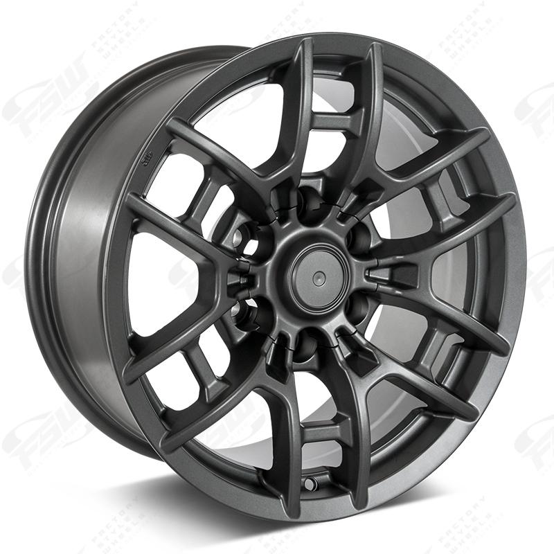 Toyota Wheels F156 16x8 6x139.7 Flow Forged Matte Gunmetal fit 4Runner ...