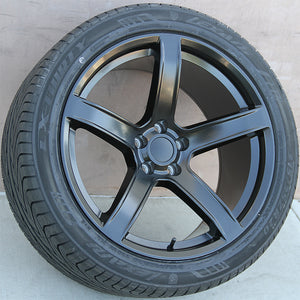 Dodge Wheels V1185 20x9.5/20x11 5x115 Matte Black fit Charger Challenger SRT Hellcat Style