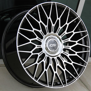 Mercedes Benz Wheels OS FF01 24x10 5x130 Black Machined fit G Wagon G350 G400 G450 G500 G550