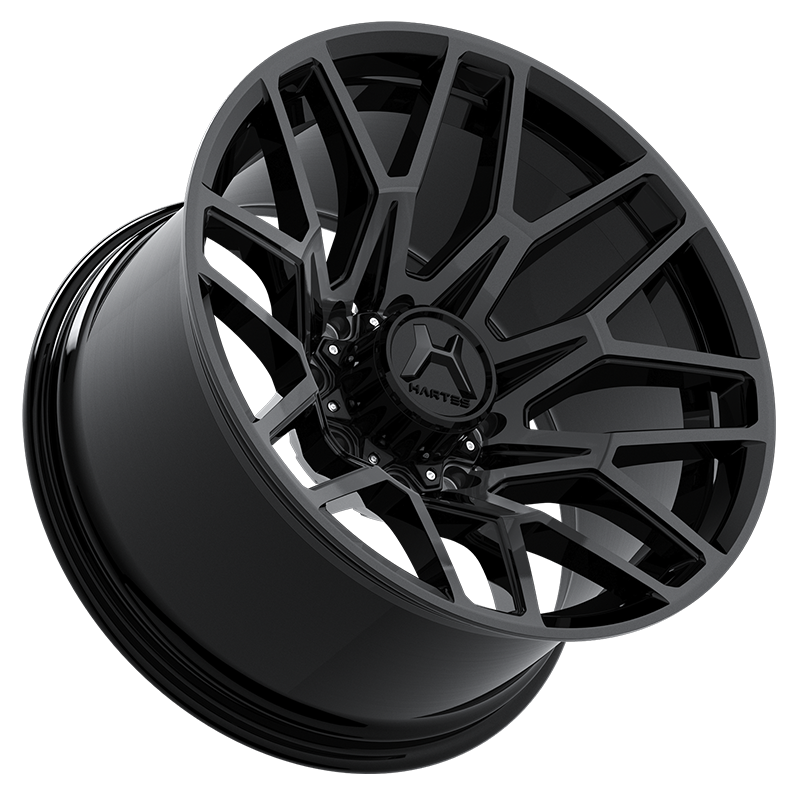 Hartes Metal Wheels Crossbow Black Dark Tint Lacquer Machined Face ...