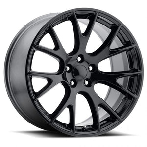 Dodge Wheels V1180 22x10 5x139.7 Gloss Black fit Ram 1500 Hellcat Style