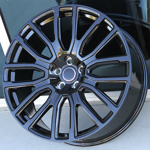Land Rover Wheels L005 22x9.5 5x120 Gloss Black fit Range Rover Sport SVR HSE Autobiography Discovery