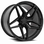 Chevy Wheels M755 18x10/18x12 5x120.65 Gloss Black fit Corvette C6 Z06 ZR1 Style