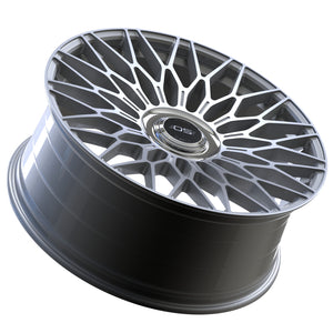 Chevy Wheels OS FF01 6x139.7 Flow Forged Silver Machined fit Silverado Tahoe Suburban
