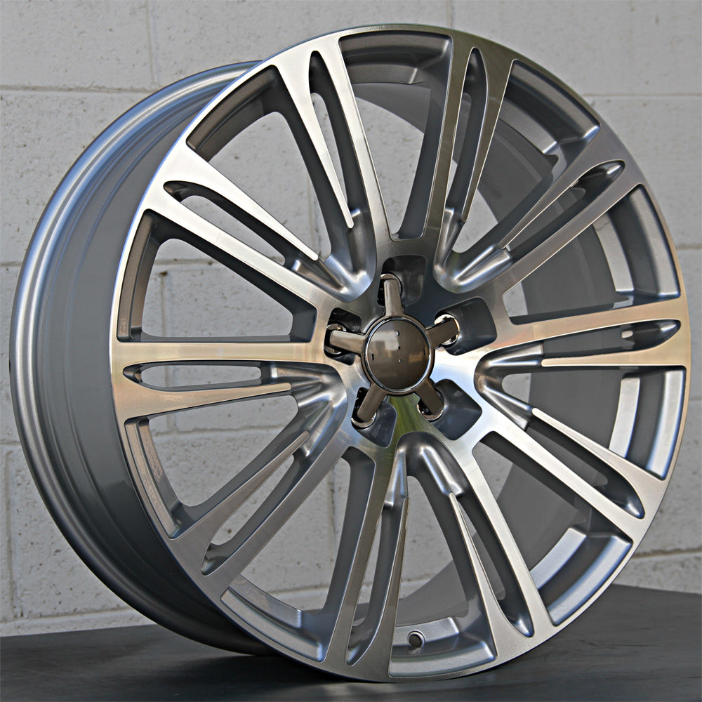 Audi Wheels 1149 20x8.5 5x112 Silver Machined fit A4 S4 A5 S5 A6 S6 A7 A8  Q3 Q5 TT