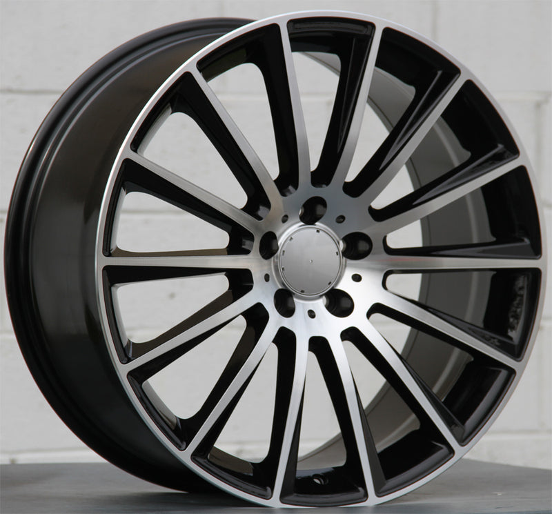 Mercedes Benz Wheels 1241 19x8.5/19x9.5 5x112 Black Machined fit A Cla –  WheelplusUSA