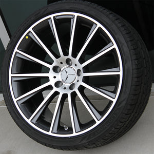 Mercedes Benz Wheels 1241 22x10 5x112 Gunmetal Machined fit ML GL Class 320 350 450 500 550