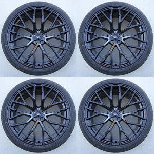 Audi Wheels 1349 19x8.5 5x112 Black fit A3 S3 A4 S4 A5 S5 A6 Q3 Q5