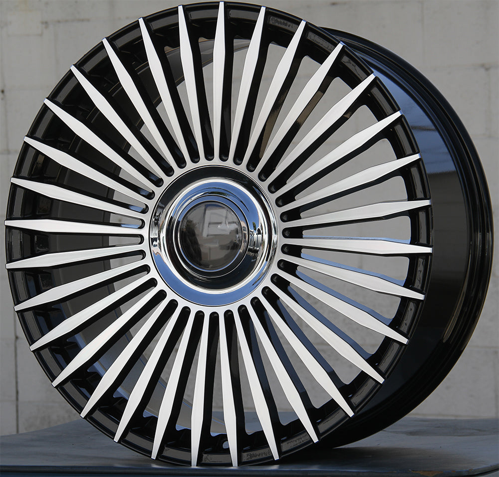 Land Rover Wheels 1363 21x9.5 5x120 Black Machined fit Range Rover Spo ...