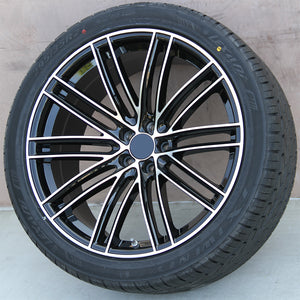 Porsche Wheels 1381 21x9.5/21x10 5x112 Black Machined fit Macan S GTS Turbo