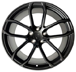 Porsche Wheels 2212 22x9.5 5x130 Matte Black fit Cayenne S GTS Turbo