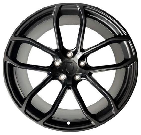 Porsche Wheels 2212 21x9.5 5x130 Matte Black fit Cayenne S GTS Turbo