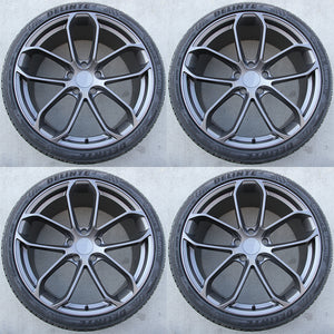 Porsche Wheels 2212 22x9.5/22x11 5x130 Matte Gun Grey fit Cayenne S GTS Turbo