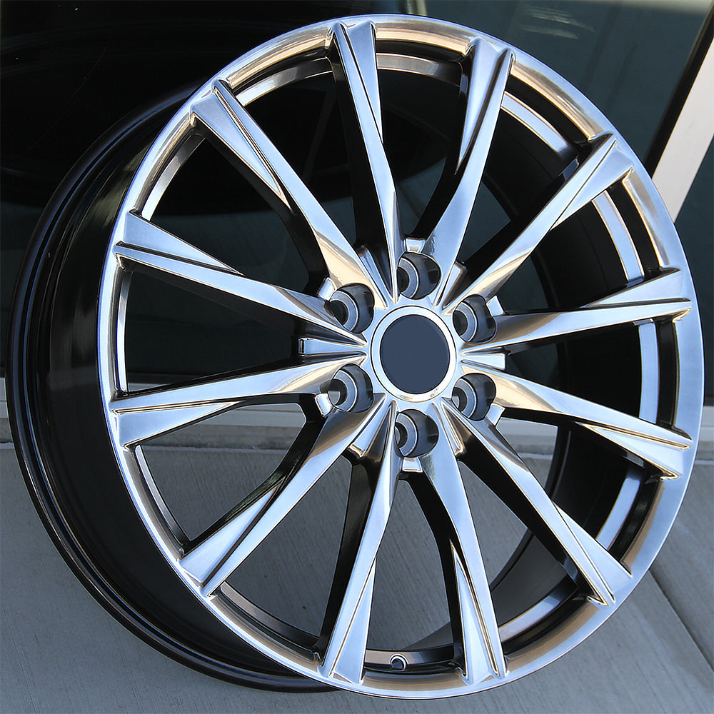 Lexus Wheels 404 22x8.0 6x139.7 Hyper Black fit LX600 LX500D F-Sport ...