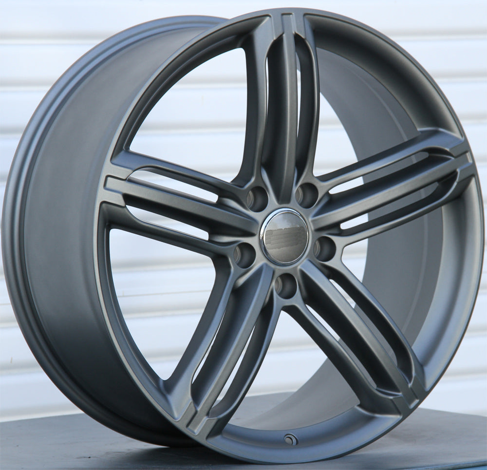 Audi Wheels 5257 22x9.5 5x130 Matte Gunmetal fit Q7 VW Touareg