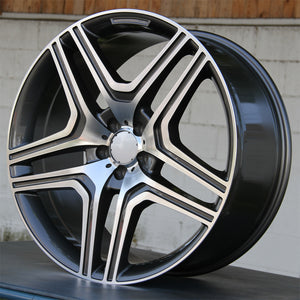 Mercedes Benz Wheels 5346 22x10 5x112 Gunmetal Machined fit ML GL Class 320 350 450 500 550