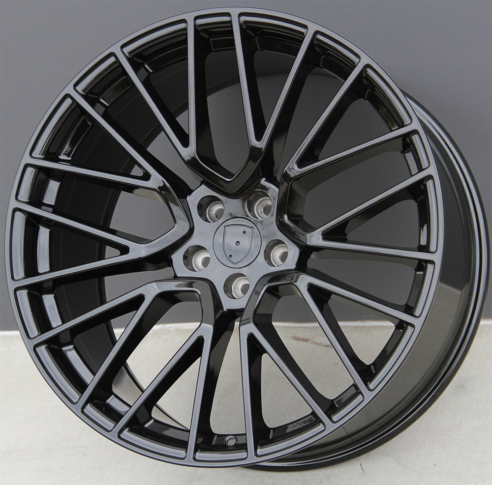Porsche Wheels 5353 21x9/21x10 5x112 Gloss Black fit Macan S GTS Turbo