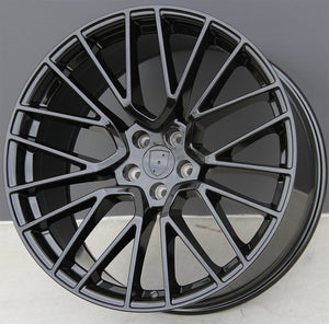 Porsche Wheels 5353 20x9/20x10 5x112 Gloss Black fit Macan S GTS Turbo