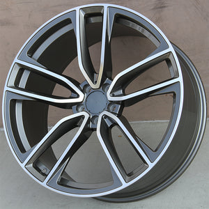 Mercedes Benz Wheels 5461 22x10 5x112 Gunmetal Machined fit ML GL GLE GLS CLASS 320 350 450 500 550 63