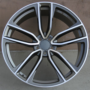 Mercedes Benz Wheels 5461 22x10 5x112 Gunmetal Machined fit ML GL GLE GLS CLASS 320 350 450 500 550 63