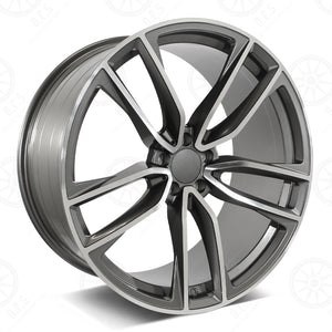Mercedes Benz Wheels 5461 22x9/22x10 5x112 Gunmetal Machined fit ML GL GLE GLS CLASS 320 350 450 500 550 63