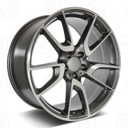Mercedes Benz Wheels 5625 20x8.5/20x9.5 5x112 Gunmetal Machined fit E CL CLK SLK S SL Class 300 350 450 550
