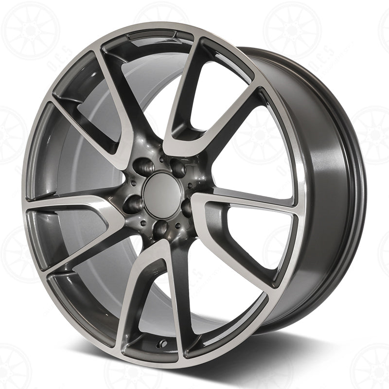 Mercedes Benz Wheels 5625 20x8.5/20x9.5 5x112 Gunmetal Machined fit C ...