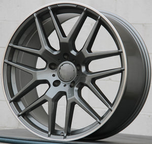 Mercedes Benz Wheels 7132 22x10 5x130 Gunmetal Machined fit G Wagon G350 G400 G450 G500 G550