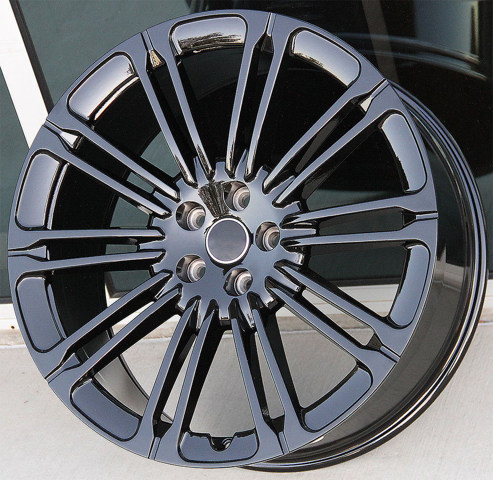 Land Rover Wheels 841 23x9.5 5x120 Gloss Black fit Range Rover Sport V ...