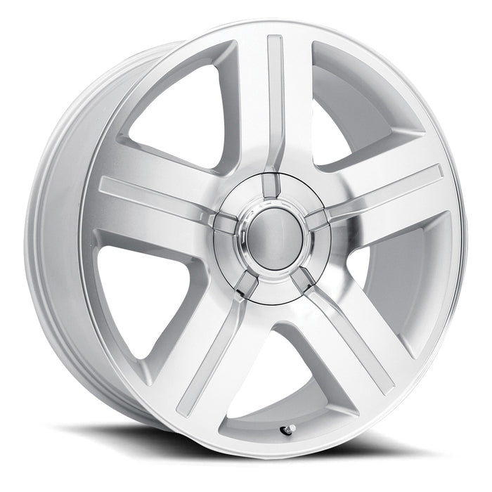 Chevy Wheels RP03 24x10 6x139.7 Silver Machined fit Silverado Tahoe Suburban Taxas Edition