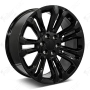 Chevy Wheels RP08 24x10 6x139.7 Gloss Black fit Silverado Tahoe Suburban