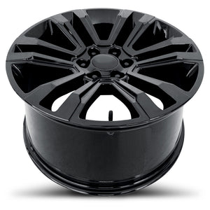 Chevy Wheels RP10 24x10 6x139.7 Gloss Black fit Silverado Tahoe Suburban
