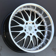 Porsche Wheels RPK038 19x8.5/19x10.5 5X130 Hyper Silver Machined Lip fit 997 996 911 Carrera Turbo