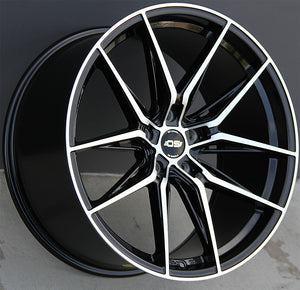 Honda Wheels Si04 20x9 5x114.3 Gloss Black Machined fit Acura TLX RDX Accord CRV Pilot Odyssey