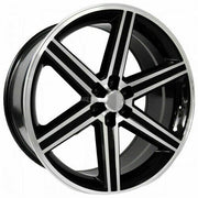 Chevy Wheels C1129 26x9.5 6x139.7 Black Machined fit Silverado Suburban Tahoe  Iroc Style