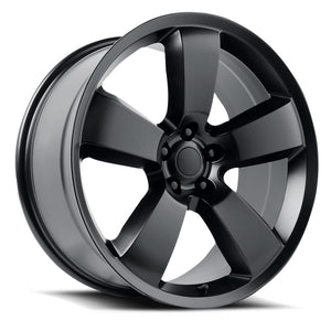 Chrysler Wheels V1150 22x9 5x115 Matte Black fit 300 300C SRT Style