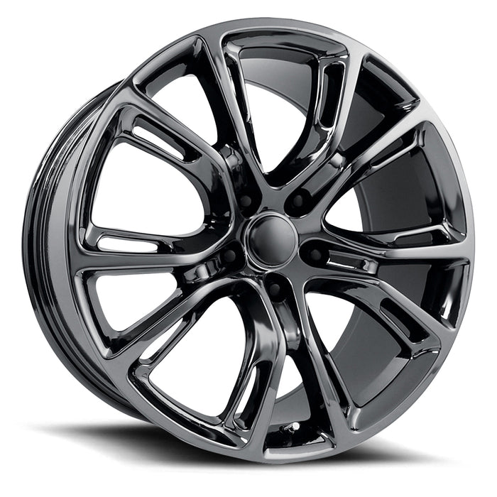 Chrysler Wheels V1171 20x9 5X127 PVD Dark Chrome fit Town & Country Pacifica SRT Style
