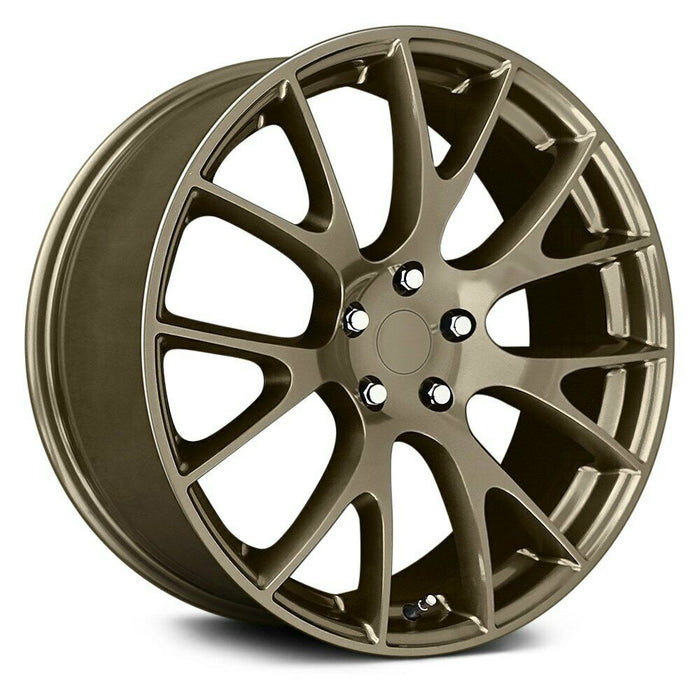 Dodge Wheels V1180 22x10 5x139.7 Gloss Bronz fit Ram 1500 Hellcat Style