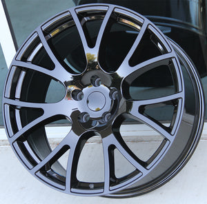 Dodge Wheels V1180 20x9.0/20x10 5x115 Gloss Black fit Charger SRT Challenger Hellcat Style