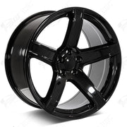 Chrysler Wheels B111 20x9.5/20x11 5x115 Gloss Black fit 300 SRT 300C SRT Hellcat Style