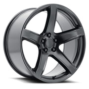 Chrysler Wheels V1185 22x9.5/22x10.5 5x115 Matte Black fit 300 300C Hellcat Style