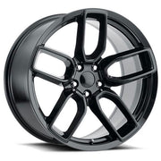 Chrysler Wheels V1189 20x9.5/20x10.5 5x115 Gloss Black fit 300 300C Hellcat Style