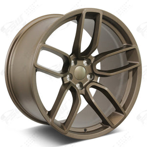 Chrysler Wheels V1189 20x9.5/20x10.5 5x115 Matte Bronze fit 300 300C Hellcat Style