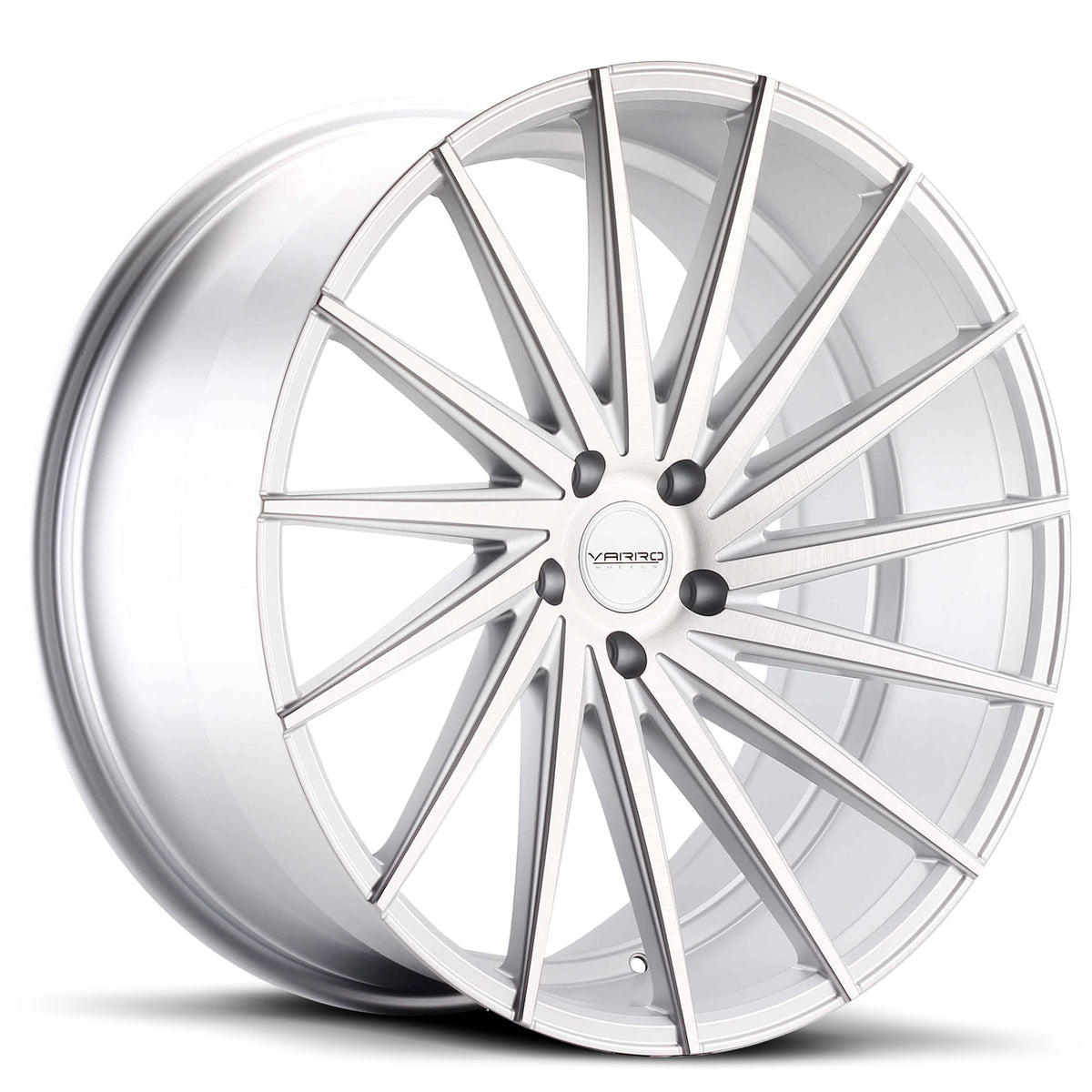 Varro Rim Varro Wheels VD15 Matte Silver Brushed Face – WheelplusUSA