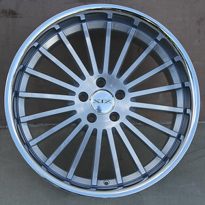 XIX Wheels X59 Silver Brushed Stainless Steel Lip